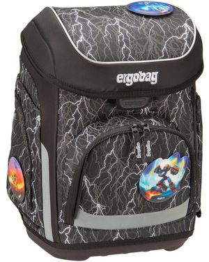 ergobag Schulranzen cubo Set REFLEX - Grau