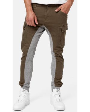 INDICODE Cargoshorts Drogo moderne Hybrid-Cargohose - Grün