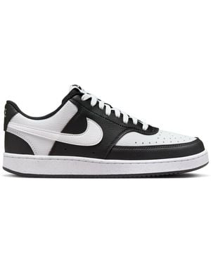 Nike W Court Vision Lo Nn Grau/Bordeaux Sneaker - Schwarz