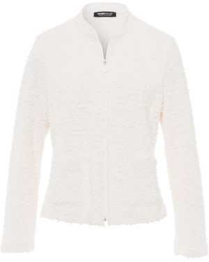 FRANK WALDER Strickjacke - Weiß
