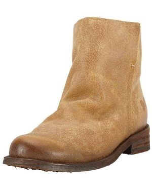 Felmini Stiefelette Veloursleder Stiefelette - Natur