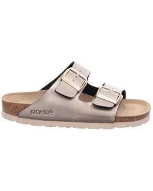 Rohde Alba Pantolette Pantoletten - Braun
