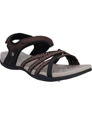 Hi-Tec Savanna Ii Chocolatebraun Damen Sandale - Schwarz