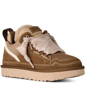UGG W Lowmel Sneaker Schnürboots, Lässiger Winter Sneaker Mit Auffälligen Schnürsenkeln - Schwarz