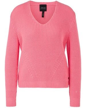 Marc Cain Pullover aus Baumwollmischung - Pink