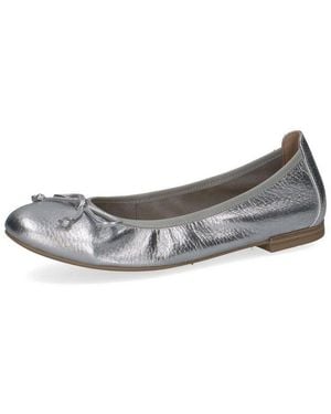 Caprice Ballerinas Leder Ballerina - Grau