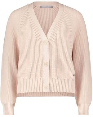 BETTY&CO Strickjacke - Natur