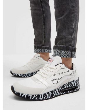 SOCCX Sneaker Mit Glitter-Elementen - Schwarz