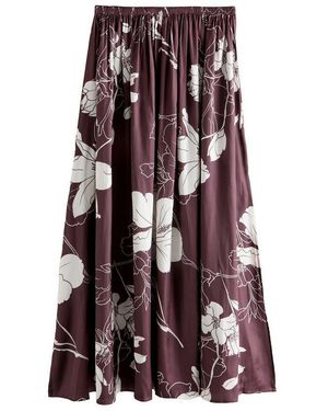Next Midirock Kew Collection Midirock Aus Satin (1-Tlg) - Lila
