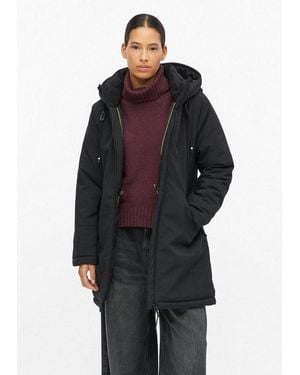 S.oliver Parka Outdoor-Mantel Wasserabweisender Parka Mit Wattierung - Blau