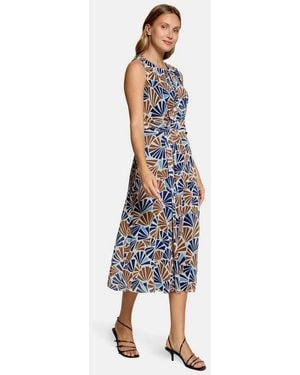 BETTY&CO Midikleid Damen Ohne Arm - Blau