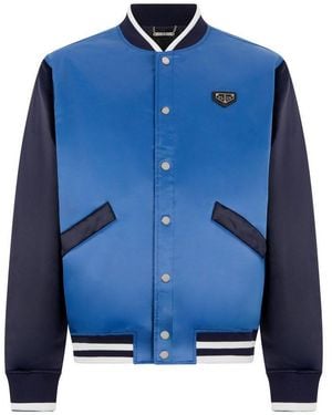 Philipp Plein Blouson Logo - Blau