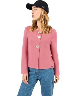 Saint James 2729 Cardigan Adrets Reedit - Rot