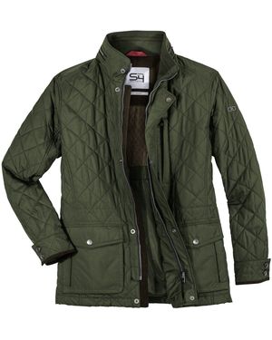 S4 Jackets Leichte Steppjacke Übergröße oliv Vegas - Grün