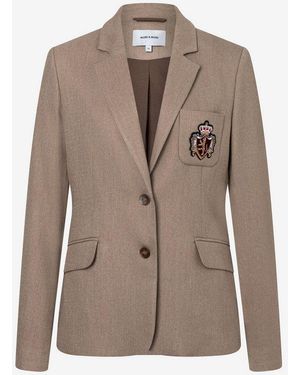 MORE&MORE Jerseyblazer - Braun