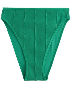Self Highwaist-Bikini-Hose High-Waist-Bikinihose mit hohem Beinausschnitt (1-St) - Grün