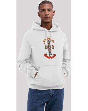 F4NT4STIC Kapuzenpullover Guns 'n' Roses Appetite For Destruction Premium Qualität Streetwear - Weiß