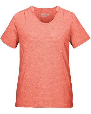 Killtec T-Shirt KOS 29 WMN TSHRT Atmungsaktiv, schnelltrocknend, Melange-Optik, Stretchkomfort - Pink