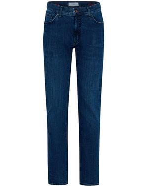 Brax 5-Pocket-Hose Jeans CHUCK Slim Fit (1-tlg) - Blau