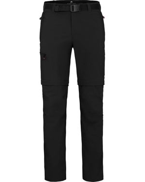Bergson Outdoorhose BAKER ZIPP-Off Wanderhose - Schwarz