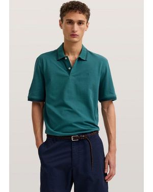 Bugatti Poloshirt Modern Fit Aus Reiner Baumwolle - Grün
