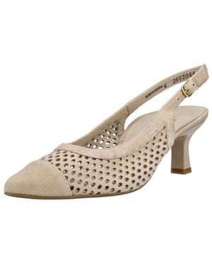Paul Green Pumps Leder Slingpumps - Natur