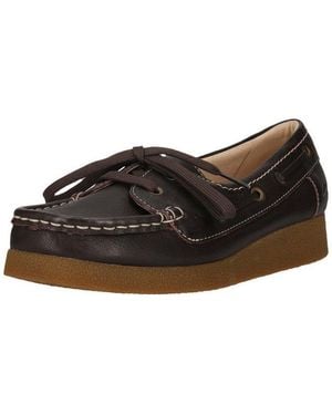 Clarks Wallabee Evo Sea Bootsschuh Mit Angenehmer Sohle Mit Krepp-Effekt - Braun