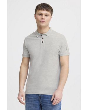 Solid Poloshirt Sdtrippolo Polo Mit Verlängerter Rückenpartie - Weiß