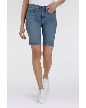 Levi's Shorts Shaping Bermuda Sommerhose Im Five-Pocket Style - Blau