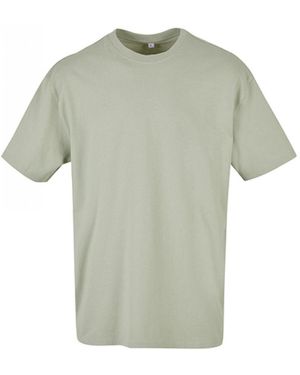 Build Your Brand Rundhalsshirt Heavy Oversize Tee - Grün