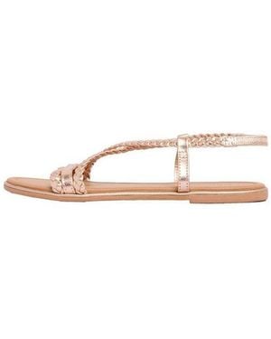 Lipsy Flache Ledersandalen - Mehrfarbig