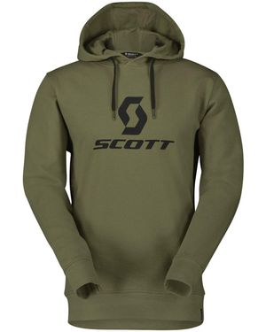 Scott Kapuzenpullover Icon Hoodie mit großem Logoprint - Grün