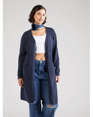 Vero Moda Strickjacke VMDOFFY (1-tlg) Plain/ohne Details - Blau