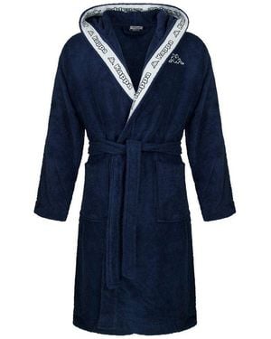 Kappa Bademantel Bathrobe Baumwolle - Blau