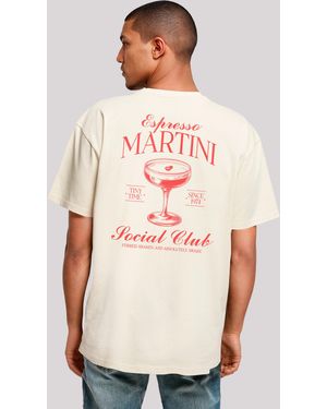F4NT4STIC Shirt Espresso Martini Social Club Premium Qualität - Weiß
