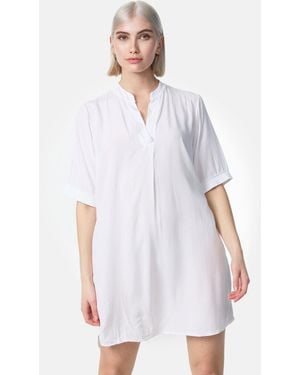 PM SELECTED SELECTED Longbluse PM-23 - Weiß