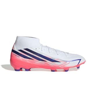 adidas F50 Hyperfast League Mid Fg Ftwwht/Solpur/Soltur Fußballschuh - Schwarz