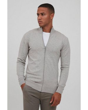 INDICODE Strickjacke Idbadi Feinstrick Jacke - Grau