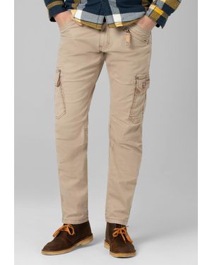 Timezone Cargohose Fit mittlere Bundhöhe Slim Legs Regular RogerTZ - Natur