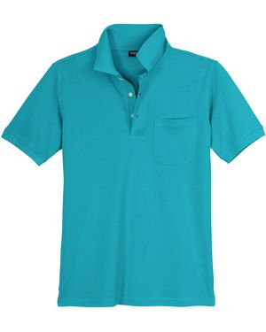 Redfield Übergrößen Ralph Poloshirt türkis - Blau