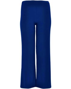 Yoek Bootcuthose Weite Hosen Große Größen - Blau