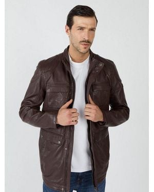 JCC Lederjacke 31024406 - Braun
