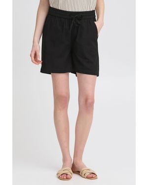 Fransa Leinenhose FRMADDIE - Schwarz