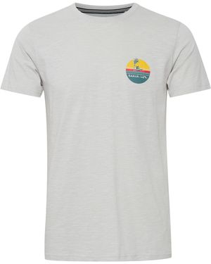 Solid SDEmmo T-Shirt mit Print - Grau