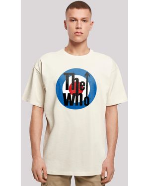 F4NT4STIC Shirt The Who Target Classic Premium Qualität - Blau