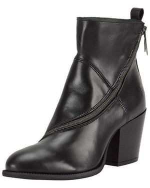 Felmini Stiefelette Leder Stiefelette - Schwarz