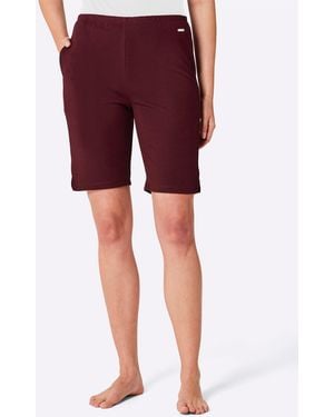 WITT Homewearhose Bermudas - Rot