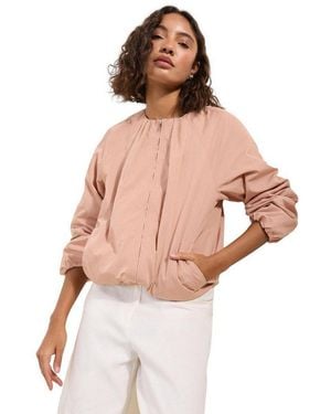 Friends Like These Blouson Jacke Mit Ballonsaum (1-St) - Pink