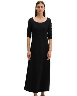 Marc O' Polo Jerseykleid Aus Bio-Baumwoll-Stretch - Schwarz