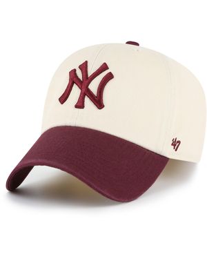 '47 ' Baseball ' Brand Cap MLB New York Yankees Two Tone '47 CLEAN UP (, Basecap) - Rot